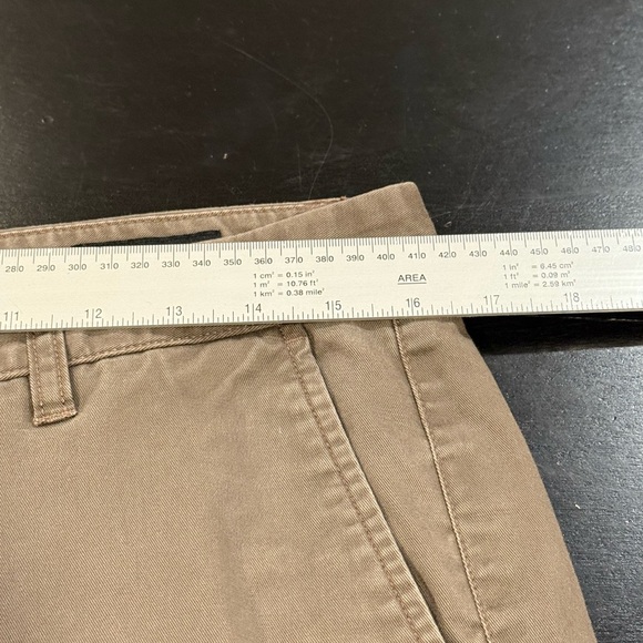 Bonobos 32x30 Slim Mens Brown Washed Midrise Chino Pants - Picture 9 of 10